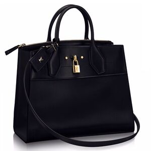 Louis Vuitton Taurillon Leather City Steamer Tote MM